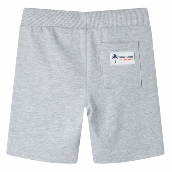 Barnshorts med snöre grå 128