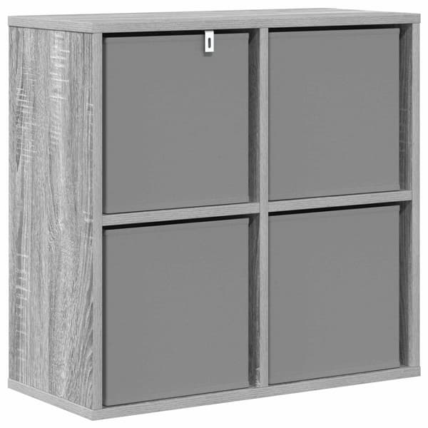 Sideboard med låda Grå Sonoma 59,5 x 27 x 57 cm