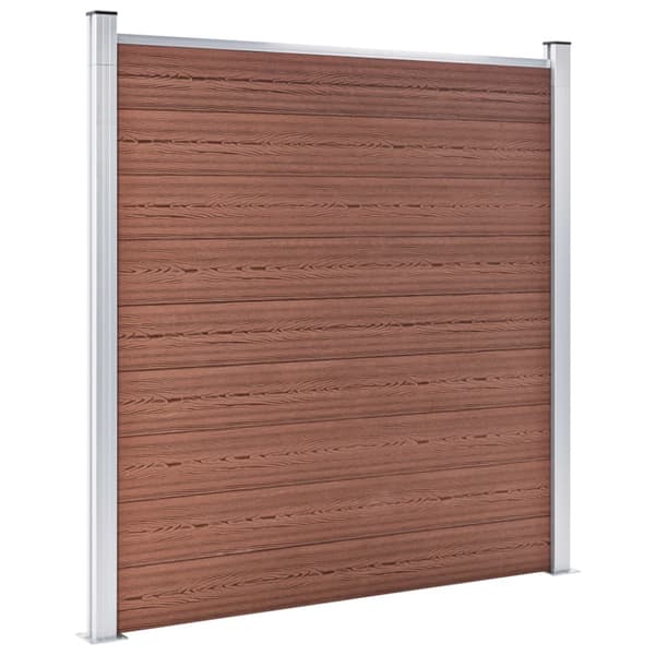 Staketpanel WPC 1391x186 cm brun