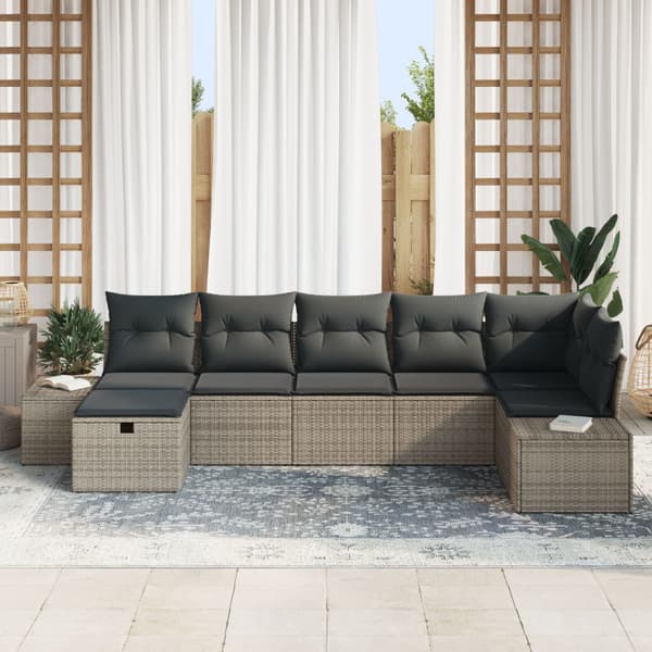 Soffset med kudde 7 pcs konstrotting