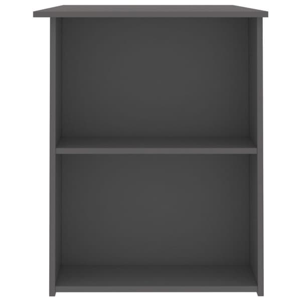 Skrivbord grå 110x60x73 cm konstruerat trä
