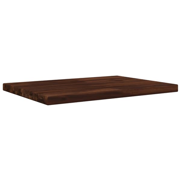 Rektangulärt Bordsskiva 90 x 50 x 3,5 cm Rektangulär Mörkbrun