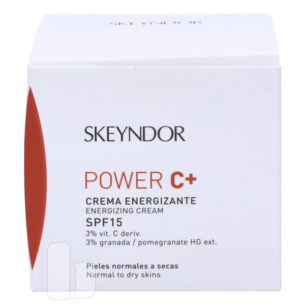 Skeyndor Power C+ Energizing Cream SPF15. 50 ml Dam