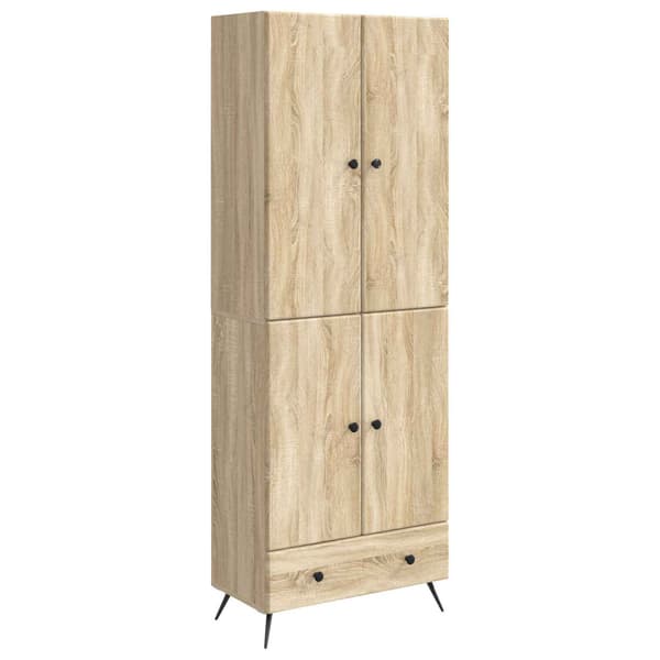 Skåpset 2 pcs Sonoma-ek Konstruerat trä