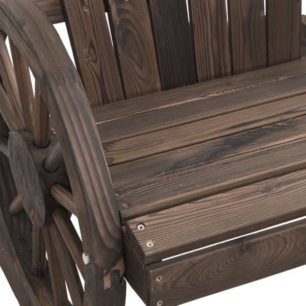 Adirondackstolar 2 st massivt granträ