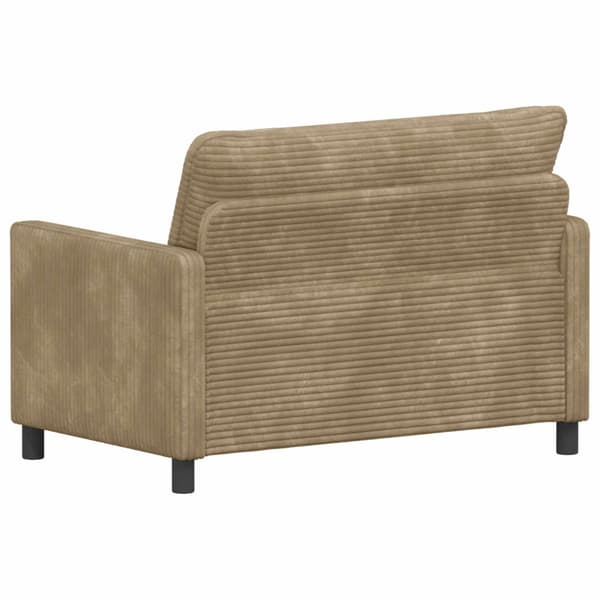 Soffa Taupe 126 x 81 x 87,5 cm Polyester