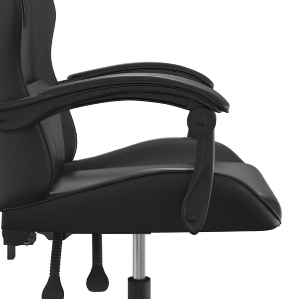 Gamingstol svart konstläder