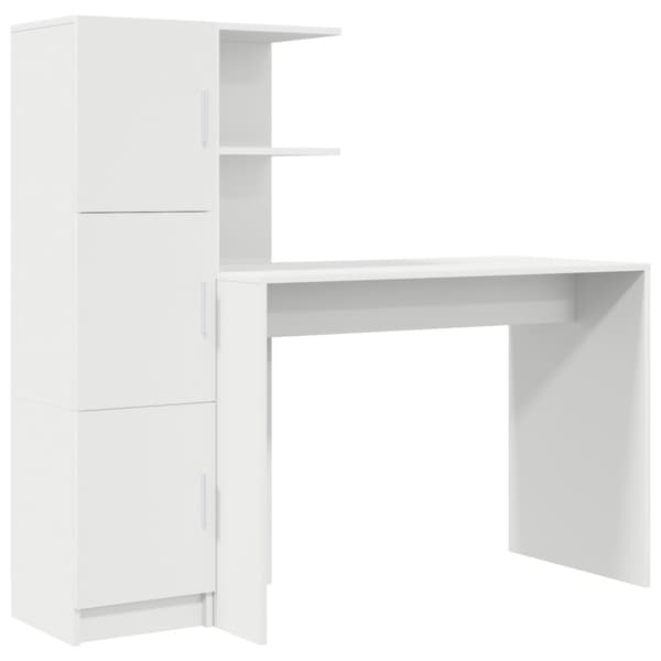 Skrivbord 2 pcs Vit