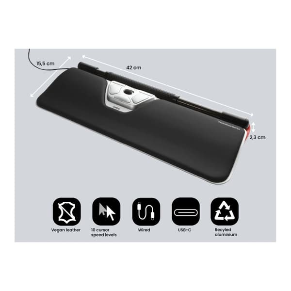 Contour RollerMouse Red Plus - centrerad mus