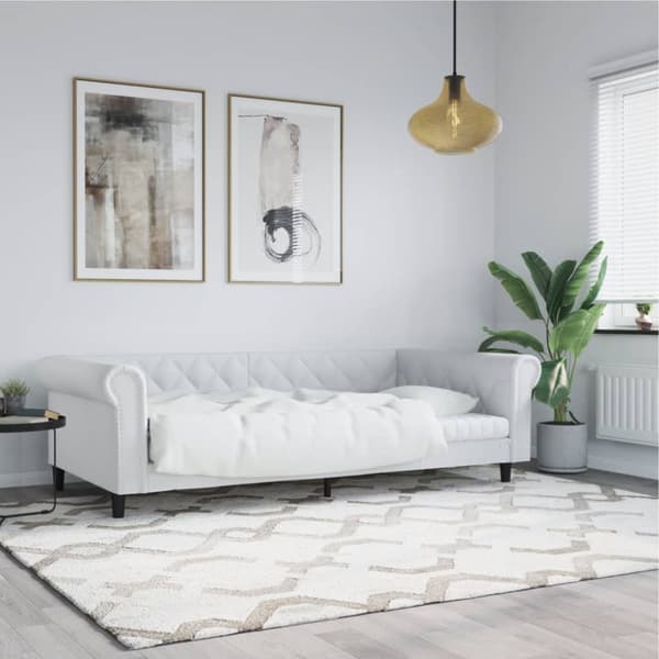 Dagbädd vit 100x200 cm konstläder