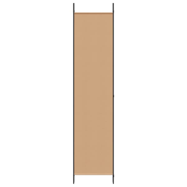 5-panel rumsavskiljare Beige 250 x 220 cm Tyg