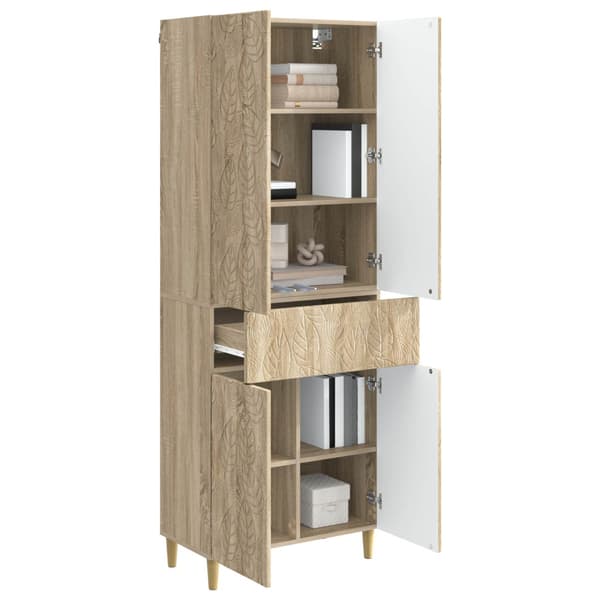 Skåpset 2 pcs Konstruerat trä