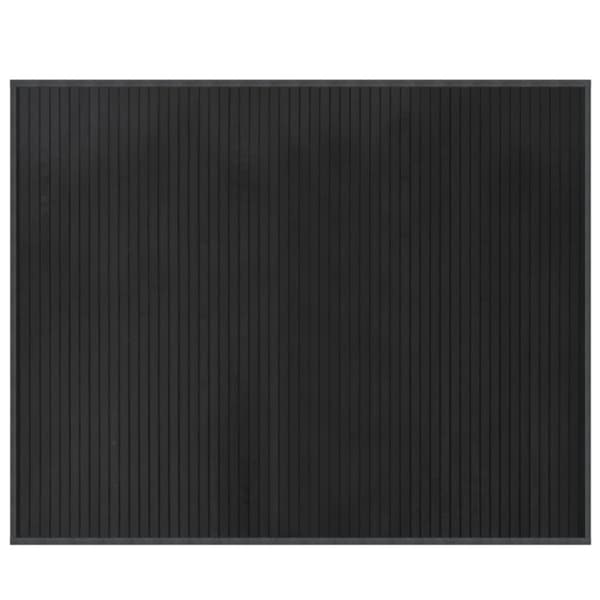 Matta rektangulär grå 80x100 cm bambu