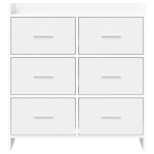 Sideboard Vit 75 x 33 x 80 cm Konstruerat trä