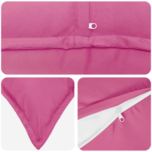 Kuddöverdrag 2 st HOUTEN Rosa 40 x 40 cm Polyester