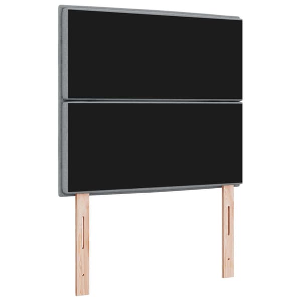 Huvudgavel Ljusgrå 80 cm tyg