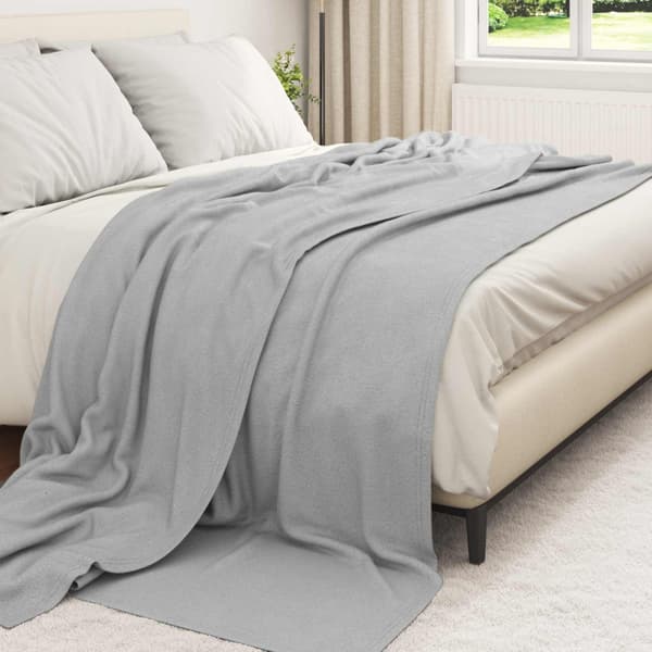 Filtar 6 pcs Grå 270 x 240 cm Fleece