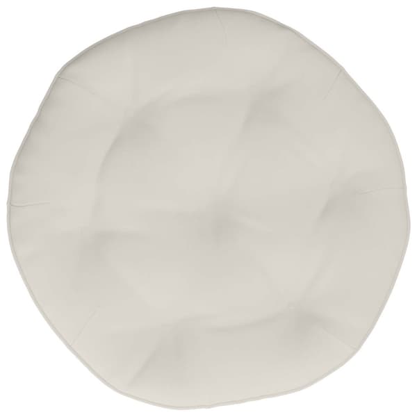 Hängstolskudde VIANEN 100% Polyester Vit Ø 60 x 10 cm