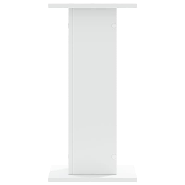 Högtalarställ 2 st vit 30x30x60 cm konstruerat trä