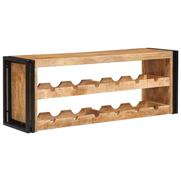 Vinställ Brun 100 x 45 x 33 cm Solid Grov Mangoträ