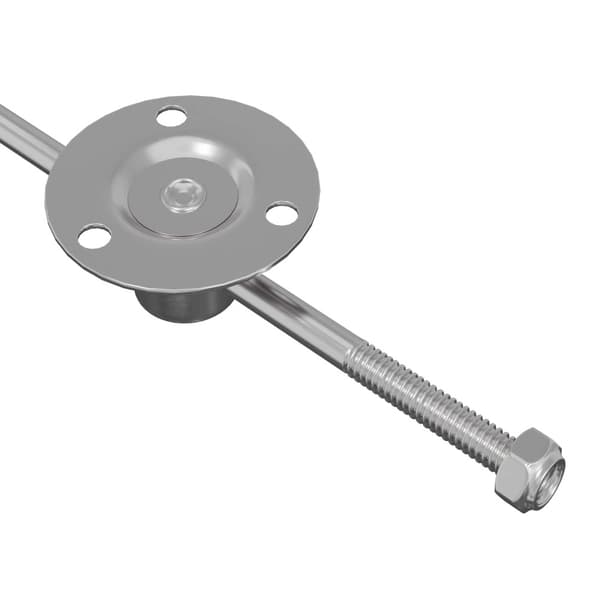 Dragstångsgångjärn 439 pcs Silver Järn