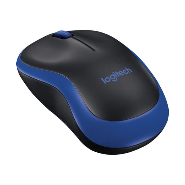 Logitech M185 - mus - 2.4 GHz - blå