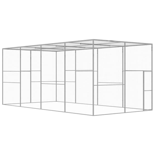 Kattbur 6x3x2,5 m galvaniserat stål