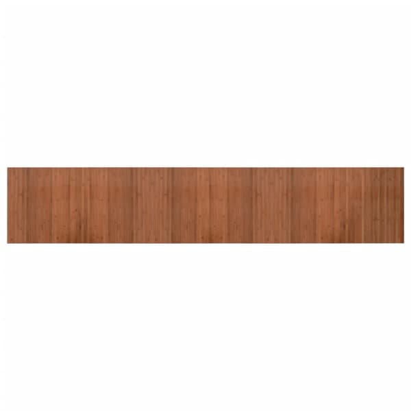 Matta rektangulär brun 60x300 cm bambu