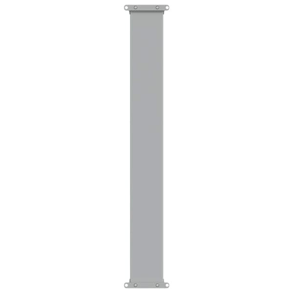 Infällbar sidomarkis 100x300 cm röd