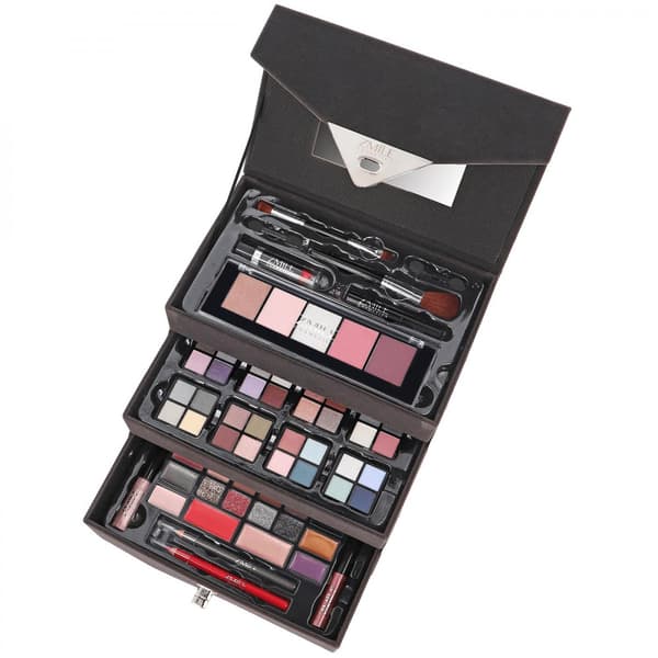 Beauty Case Velvety Grey