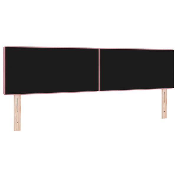 Huvudgavel Rosa 180 cm Sammet