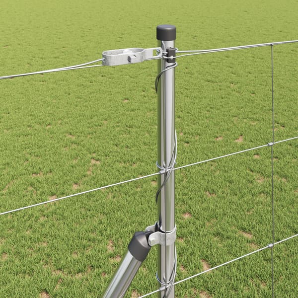 Stängselstolpe Galvaniserad 25 x 1,4 m Stål