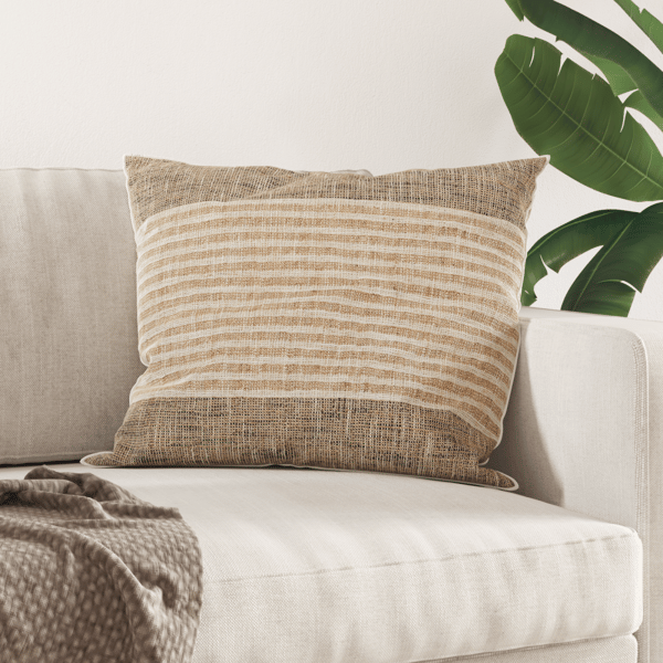 Kudde med kudde 2 pcs Vit 80 x 60 x 20 cm Bomull och Polyester