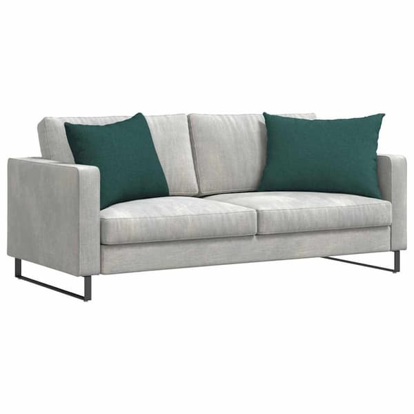 Sofakuddar 2 pcs Mörkgrön 70 x 50 cm tyg