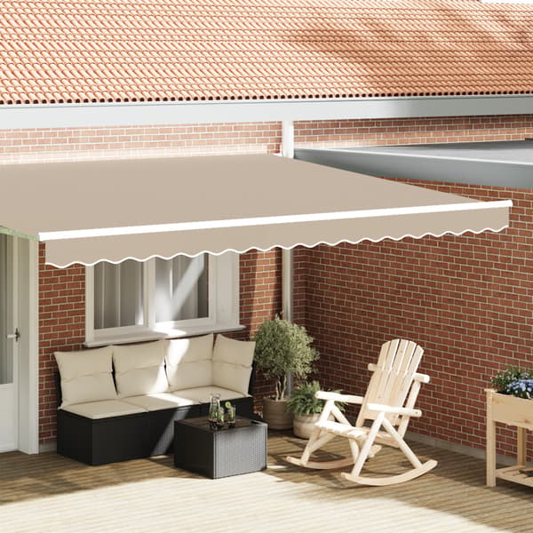 Markiskappa Ersättning Beige 4,5 m Polyester
