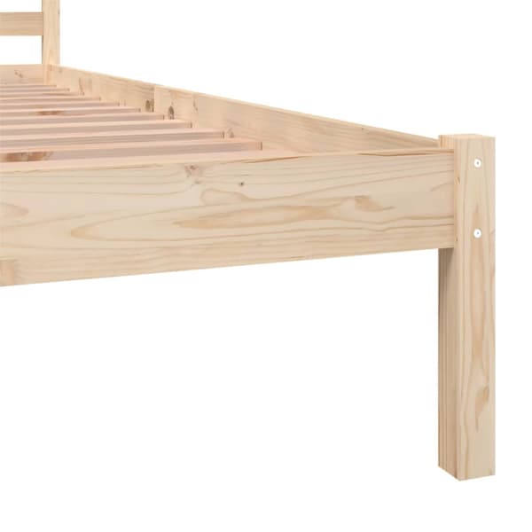 Sängram massivt trä 75x190 cm