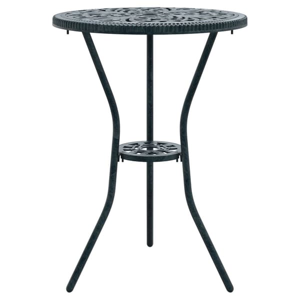Trädgårds Bistro Set 3 pcs Grön Aluminium