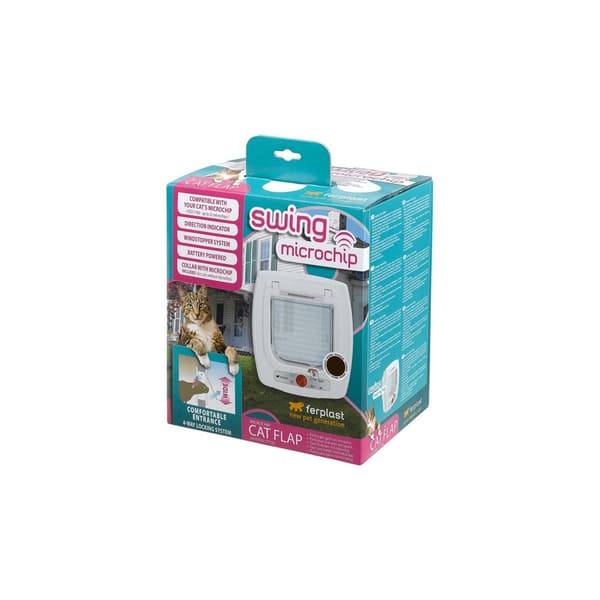 Kattlucka Swing Microchip Brun