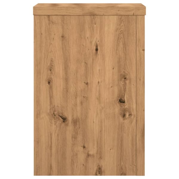 Växtställ 2 st ek 25x25x35 cm konstruerat trä