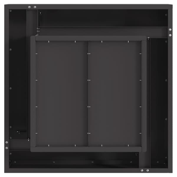 Eldstad Svart 60 x 60 x 30 cm Stål