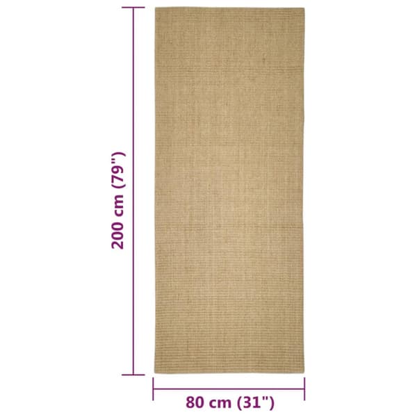 Sisalmatta för klösstolpe 80x200 cm