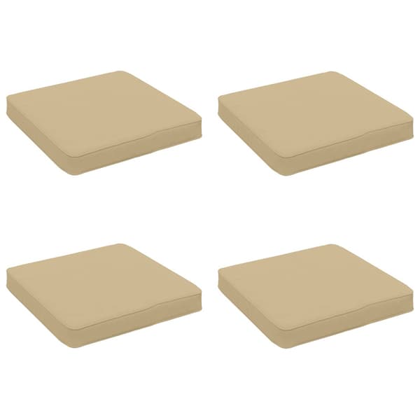 4-delade Sittdynor VUGHT 4 st 100% Polyester Beige