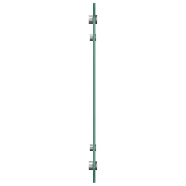 Köksskydd 2 pcs Ljusgrå 80 x 40 cm härdat glas