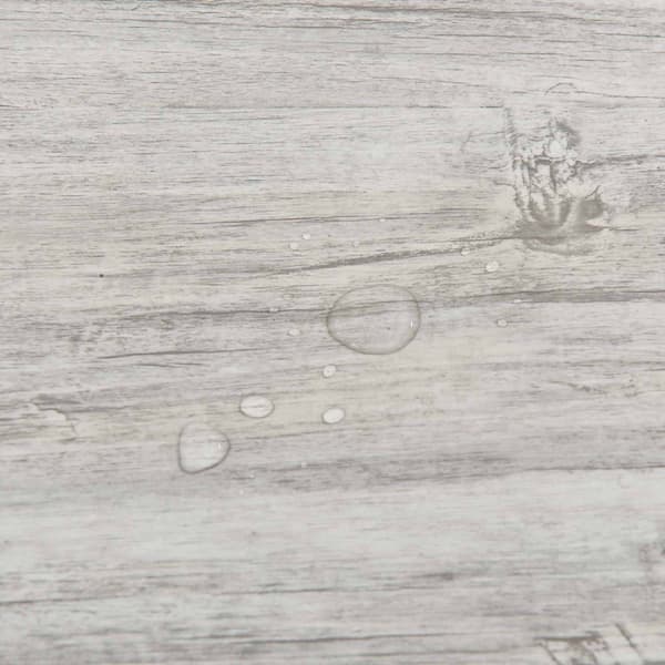 Golvplankor 55 pcs Ljusgrå 5,11 m² PVC