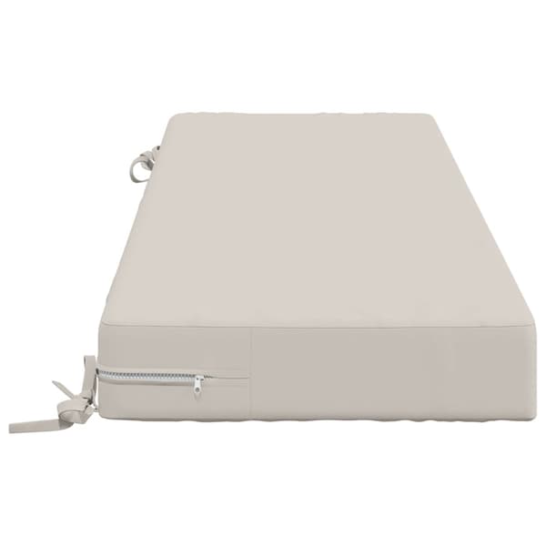 Sittkudde SOEST 100% Polyester Vit 120 x 40 x 10 cm