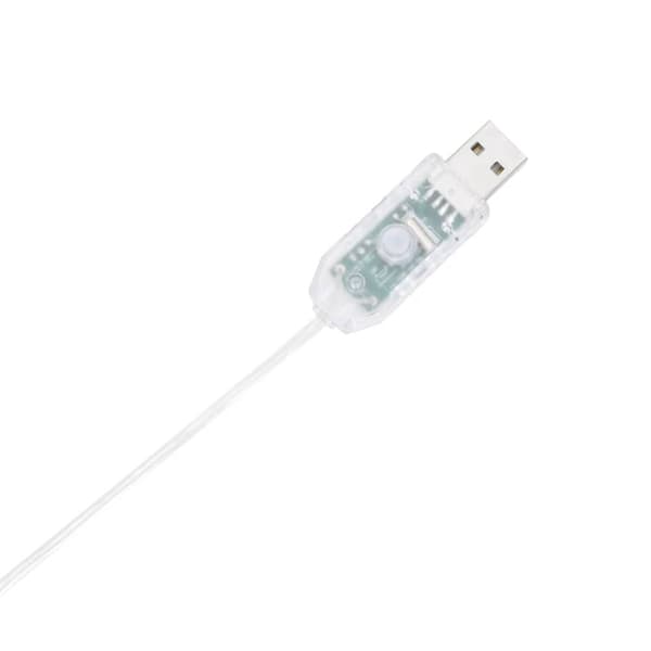 LED julgran 120 LEDs varmvit 180 cm