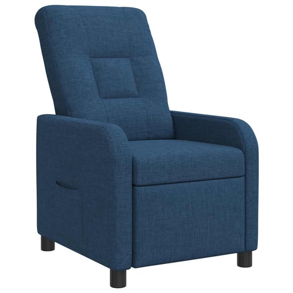 Recliner Blå Tyg