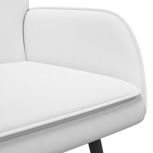 2-sits soffa Vit 115 x 61 x 87 cm tyg