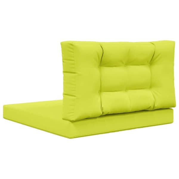Utomhus Soffa Kudde 2 pcs Grön Polyester