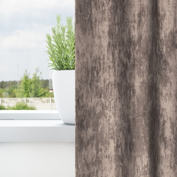 Sammetsgardiner 2 pcs Cappuccino 225 x 140 cm Sammet